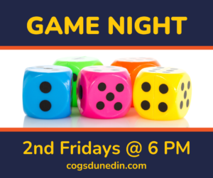 Game Night at Episcopal Church of the Good Shepherd, Dunedin FL - On the 2nd Wednesday of each month at 6 PM.